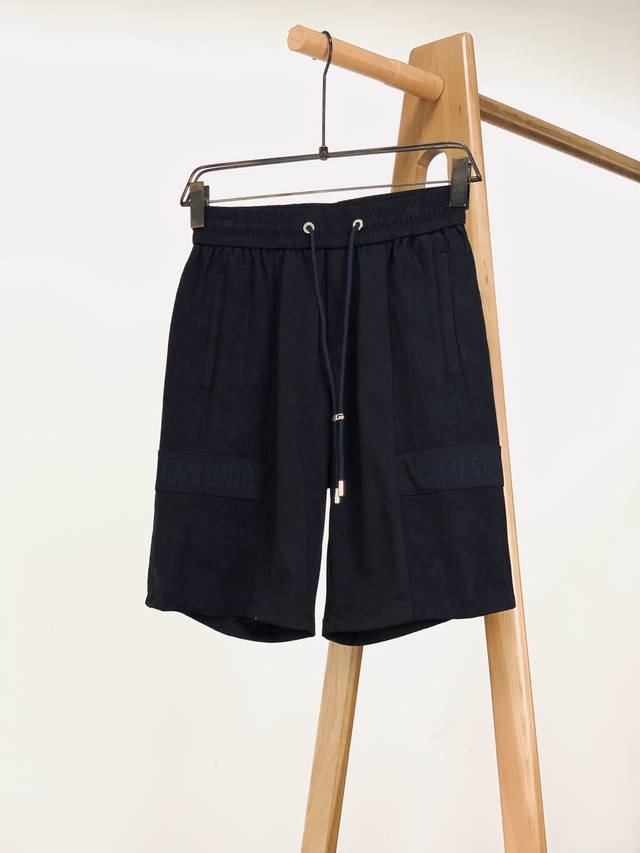 Dior Homme 2025Ss Spring/Summer new product drawstring embroidered shorts. fashi