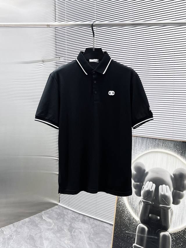 Chanel 2025Ss summer new style lapel short-sleeved T-shirt Polo shirt, high-end