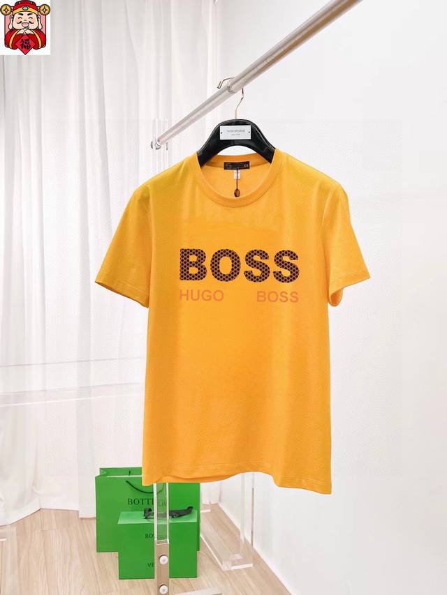 Boss brand fat man's gospel original men's casual short-sleeved T-shirt, 2025 sp