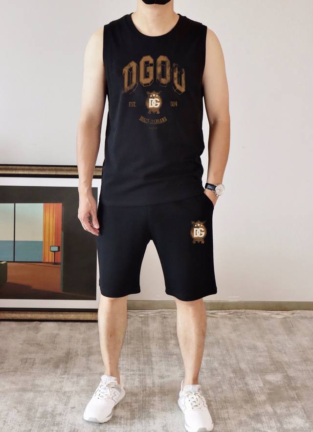 D&G Dolce & Gabbana 2025 Spring and Summer new vest set, classic and simple styl