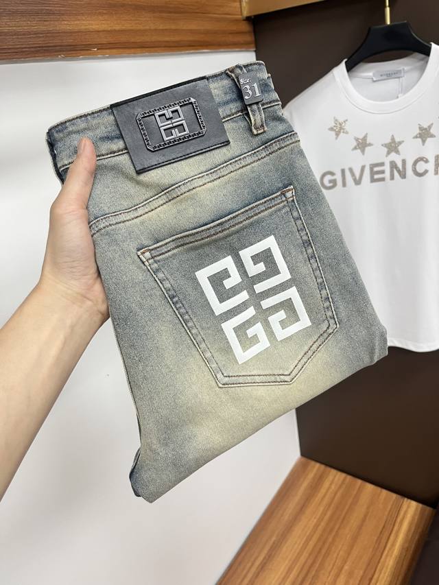 Givenchy 2025 Summer New European Station Men's Business Casual Jeans When busin