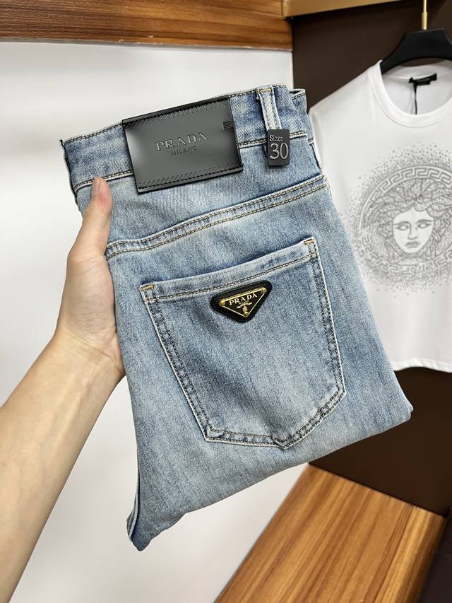 Prada 2025Ss Year of the Snake Summer New Year Jeans. Original 1:1 production, p