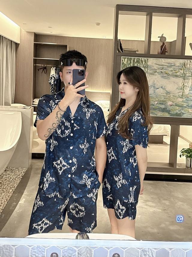 2025 L home wear high-end Korean silk fabric skin-friendly soft and comfortable