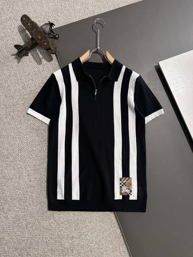 Next-day delivery High-quality Burberry 2025 Spring/Summer new men's lapel short