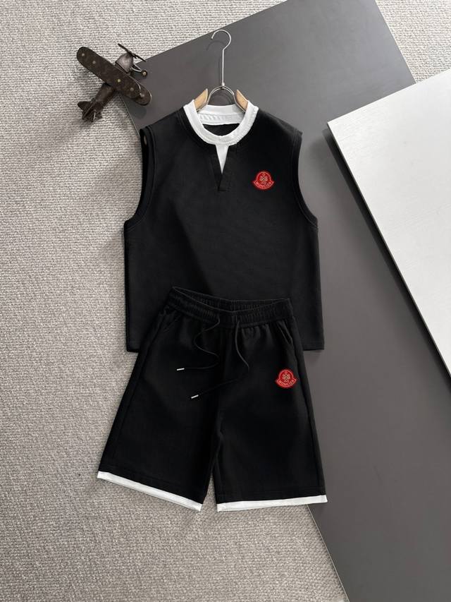 High-quality suit shipped the next day Moncler 2025 new summer casual suit, exqu