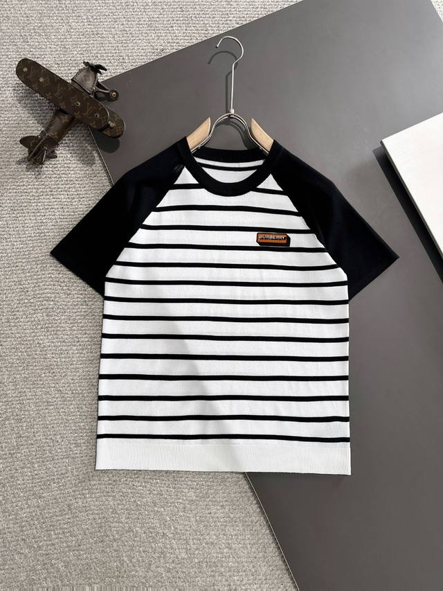 Next-day delivery High-quality Burberry 2025 Spring/Summer new men's round neck