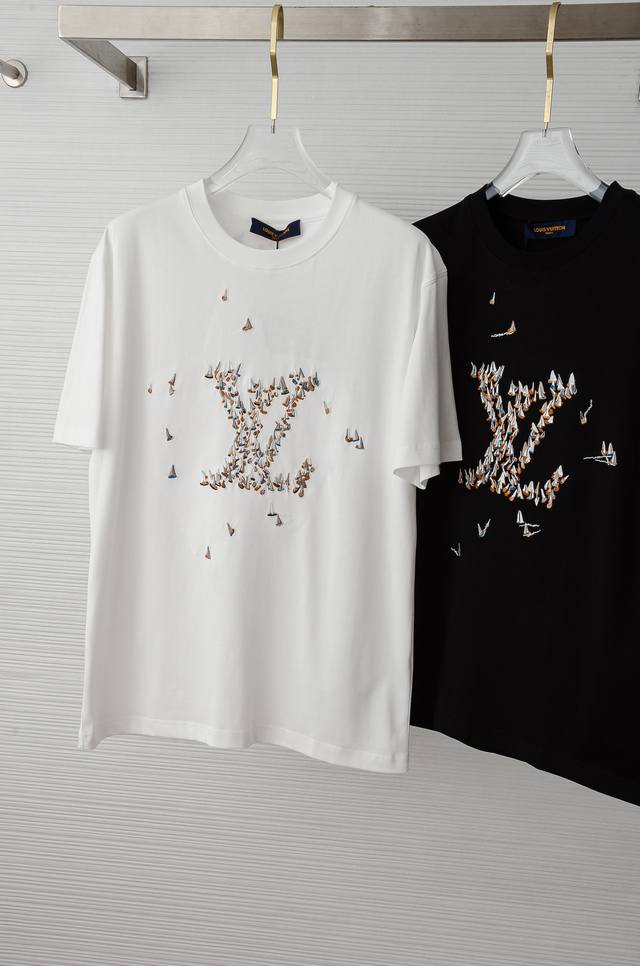 Lv 25Ss new short-sleeved T-shirt #Loose fit, not picky about body shape, with r