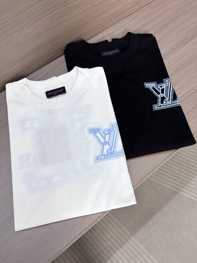 Lvlujia 25Ss latest summer short-sleeved round neck T-shirt, high-end custom des