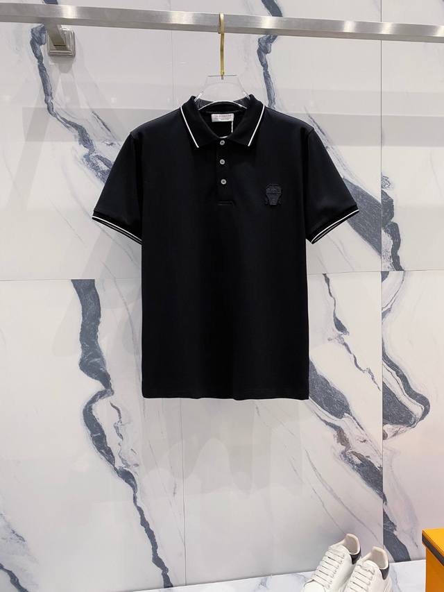 Bc 2025Ss New Summer Logo Men's Lapel Polo Shirt! Classic business men's style,