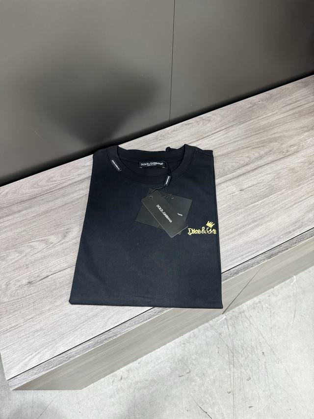 Dg 2025 Spring and Summer New Release Latest Short-sleeved Round Neck T-shirt Hi