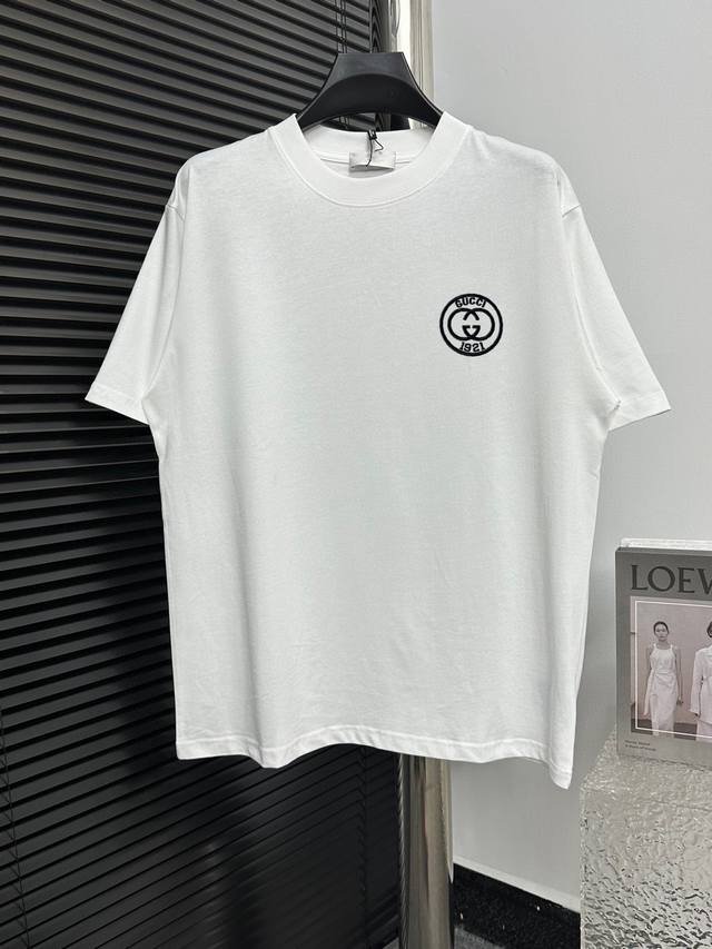 Gucci 2630Ss new short-sleeved T-shirt, custom imported original mercerized fabr