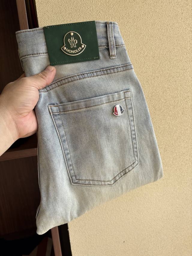 Moncler Ss new summer casual jeans, high-end quality, super soft and comfortable