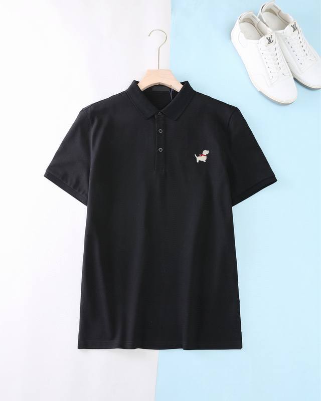 TB Small embroidery 2025 summer men's new lapel short-sleeved Polo shirt, custom
