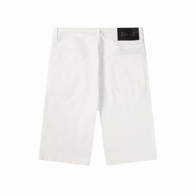 Fendi 2025Ss new shorts with logo on back pocket, foreign trade order. High-end