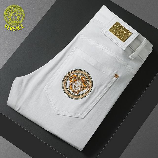 Versace's newest jeans for spring 2025. No pressure to enter or leave the store.