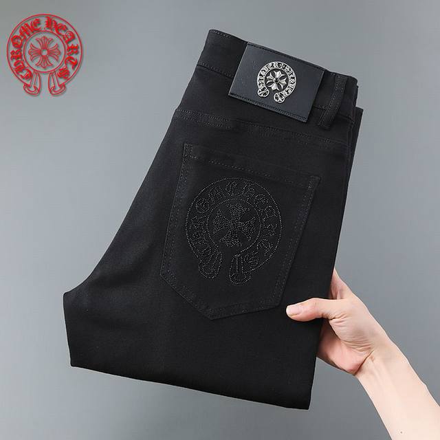 Chrome Hearts' newest jeans for spring 2025. No pressure to enter or leave the s