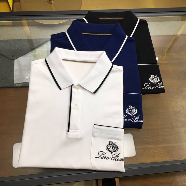 New product from the counter Lp... 2025 Spring and Summer New Fashion Polo Lapel