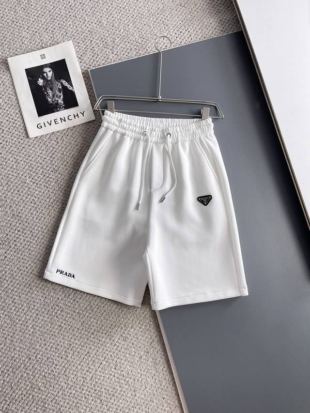 Prada 2025Ss new summer style, original counter casual shorts, luxury classic br