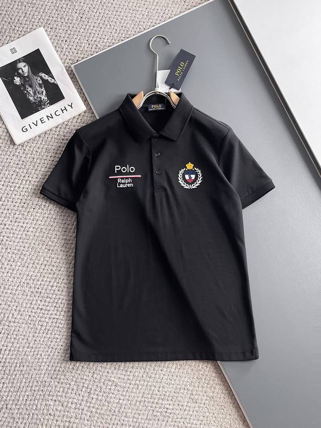 Polo 2025Ss new summer letter logo men's lapel Polo shirt! A classic business me