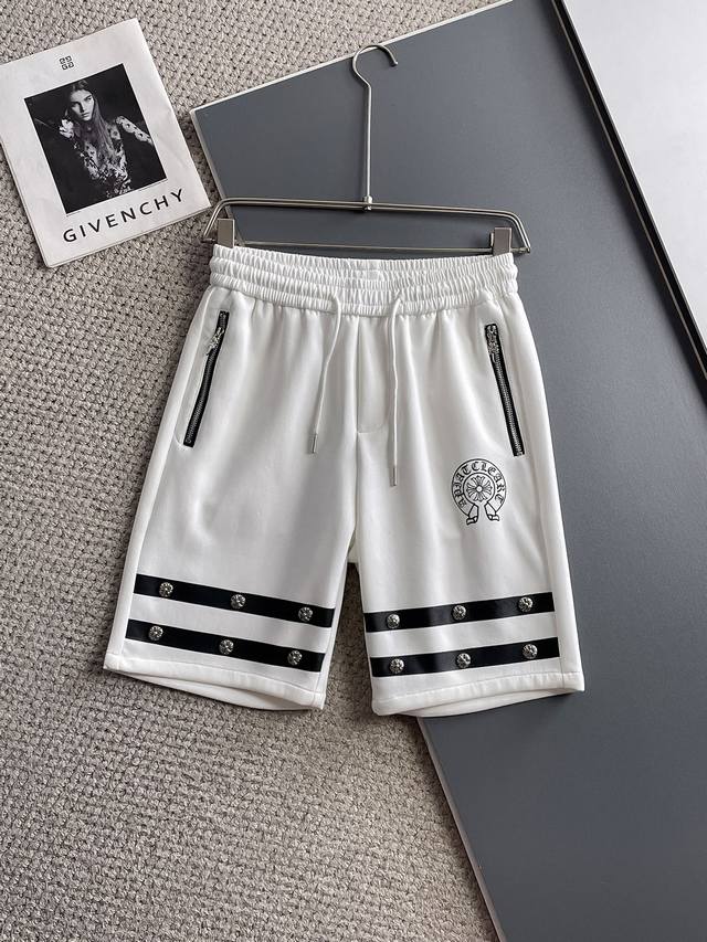 Chrome Hearts three-label complete 2025 summer new men's casual shorts, high-end