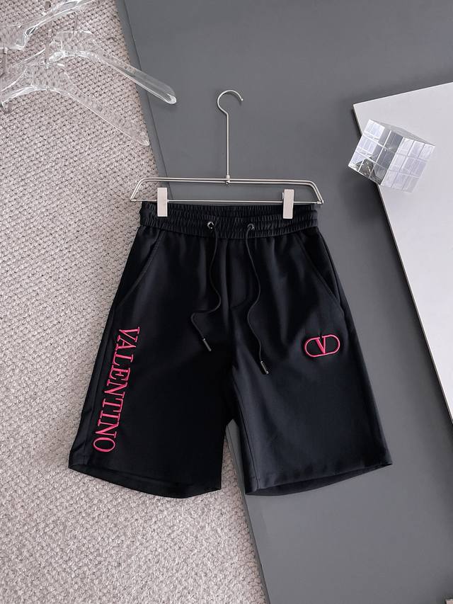 Valentino three-label complete 2025 summer new men's casual shorts, high-end cus