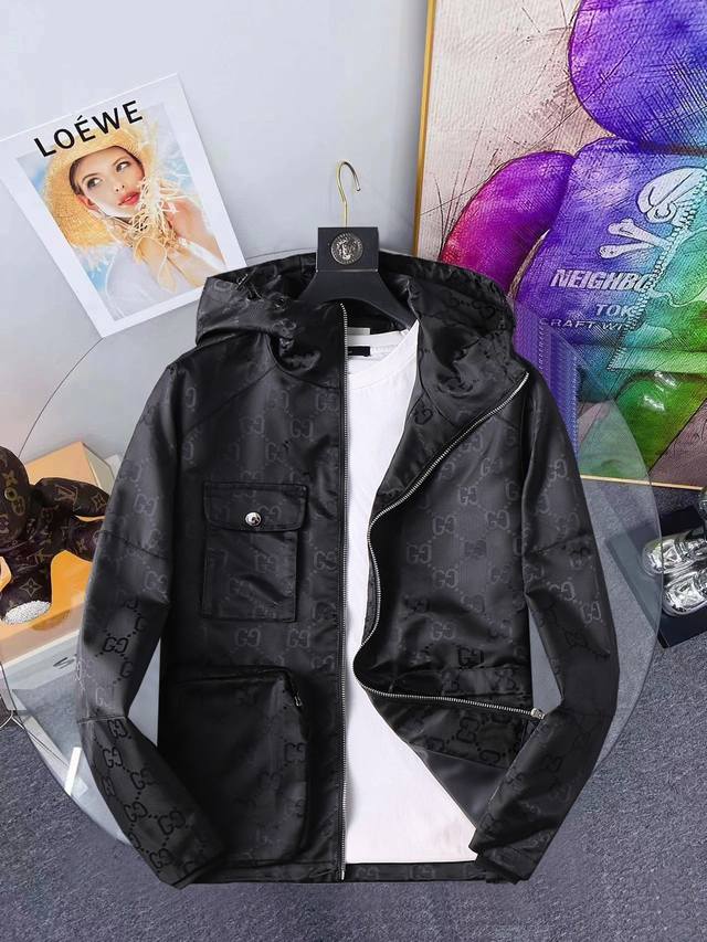 Gucci Spring simple coat windbreaker jacket aristocratic high-level requirements