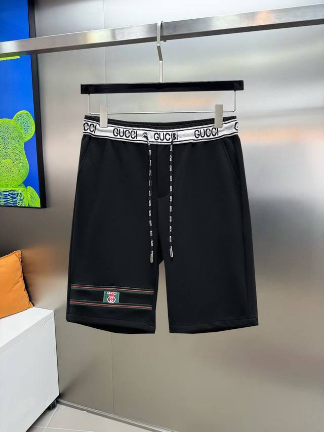 Gucci 2025Ss new summer original casual shorts, luxury classic brand original lo