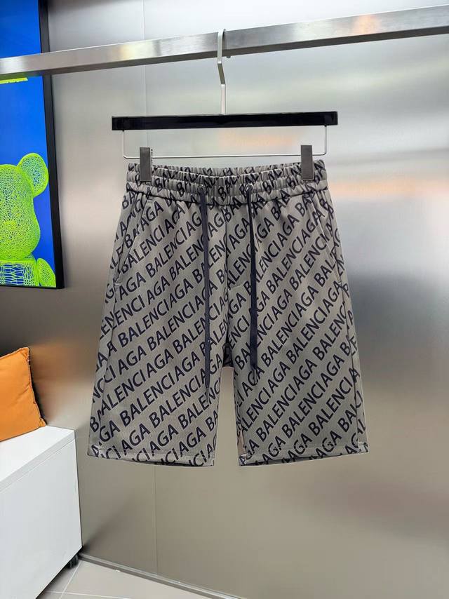 Balenciaga 2025Ss new summer original casual shorts, luxury classic brand origin