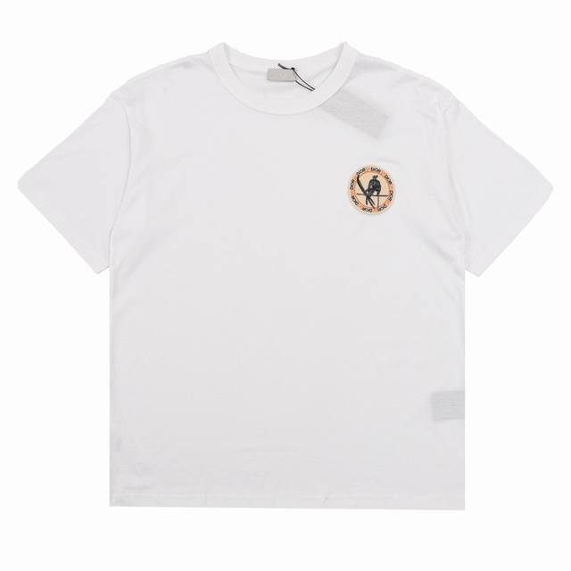 Dior Dior patch logo round neck short sleeves Size: SL