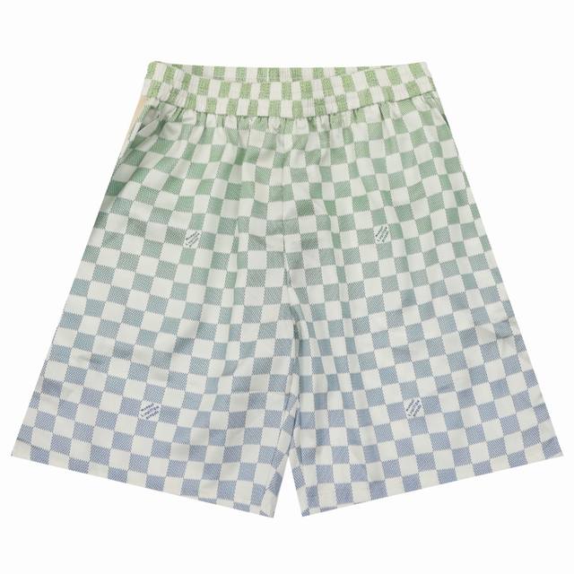 Louis Vuitton new gradient checkerboard shorts Size: Xs-L