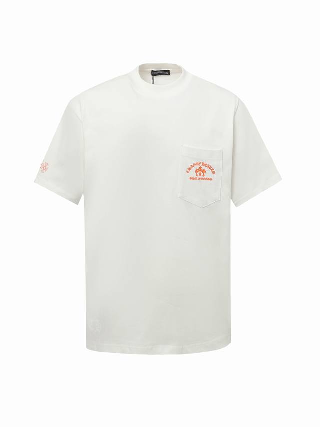 Chrome Hearte Ch 25Ss Early Spring New Sanskrit Printed Short Sleeve T-shirt Lig