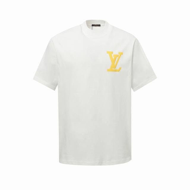 Louis Vuitton 2025Fw three-dimensional front and back foam brand Logot shirt sho