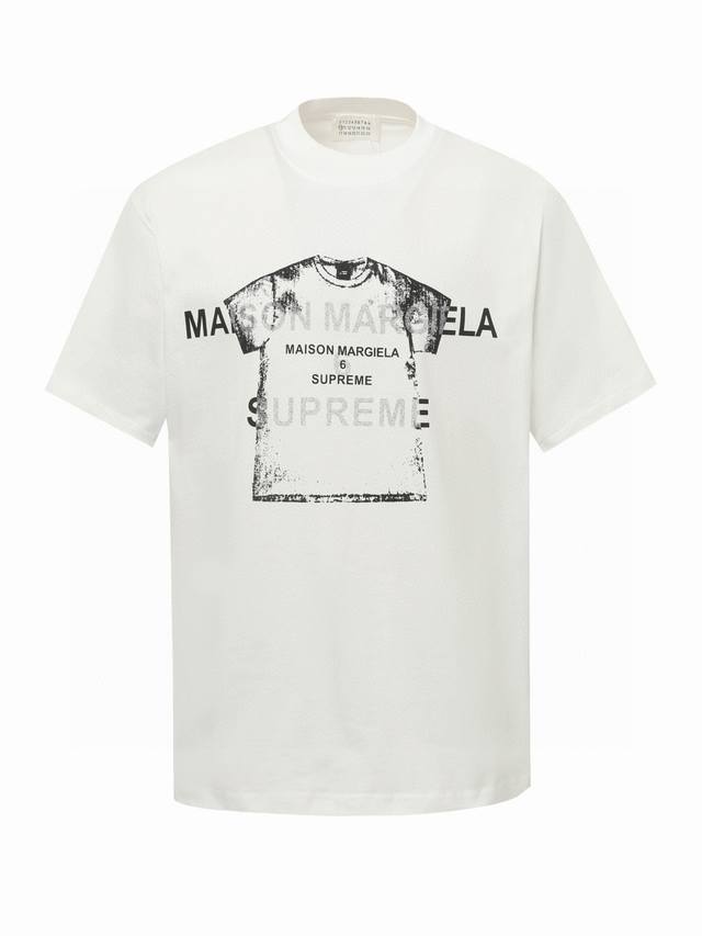 Supreme X Mm6 Maison Margiela co-branded T-shirt short sleeves As one of the mos