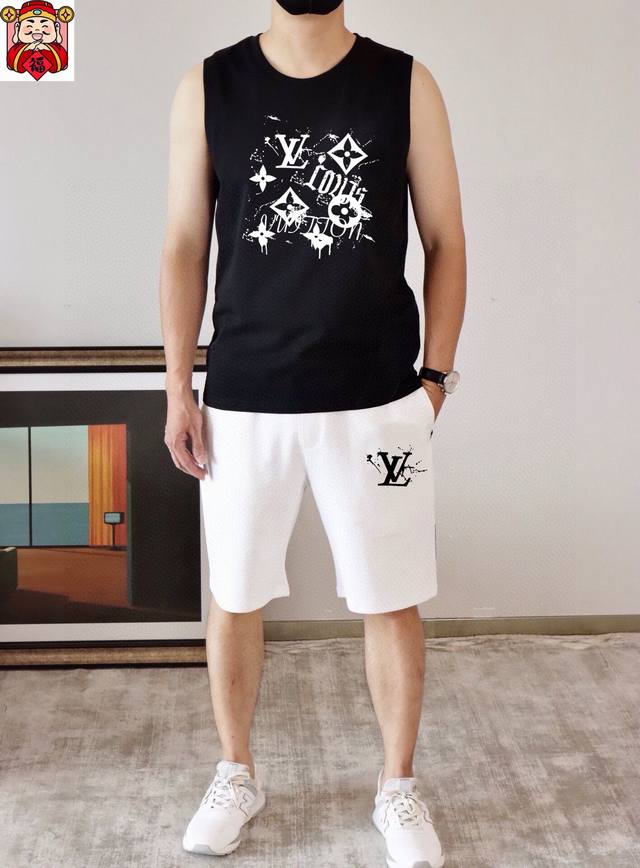 Straight brand Lv Louis Vuitton 2025 spring and summer new vest set, classic and