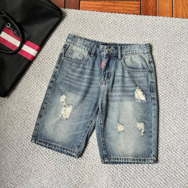 D22025Ss Summer new original high-end hot-selling denim shorts super customized