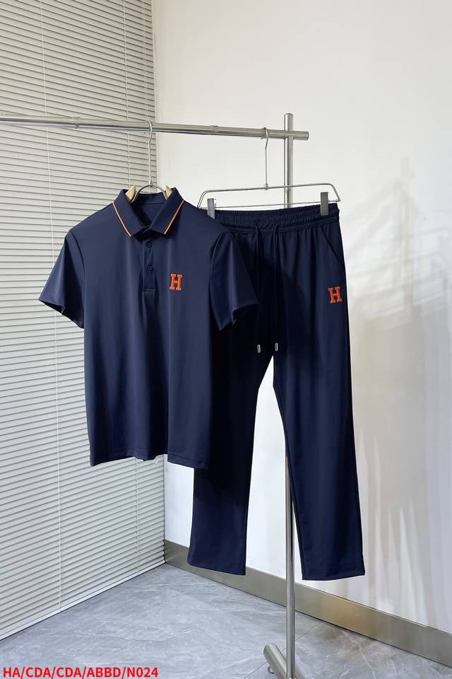 Tops and pants N024 Ha Hermes high-end goods, must-have items for business white