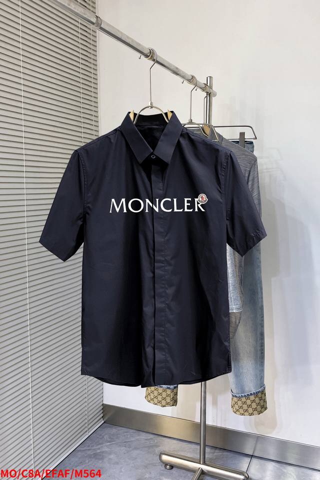 M564 Mo latest men's must-have short-sleeved shirt, 100% natural cotton, comfort