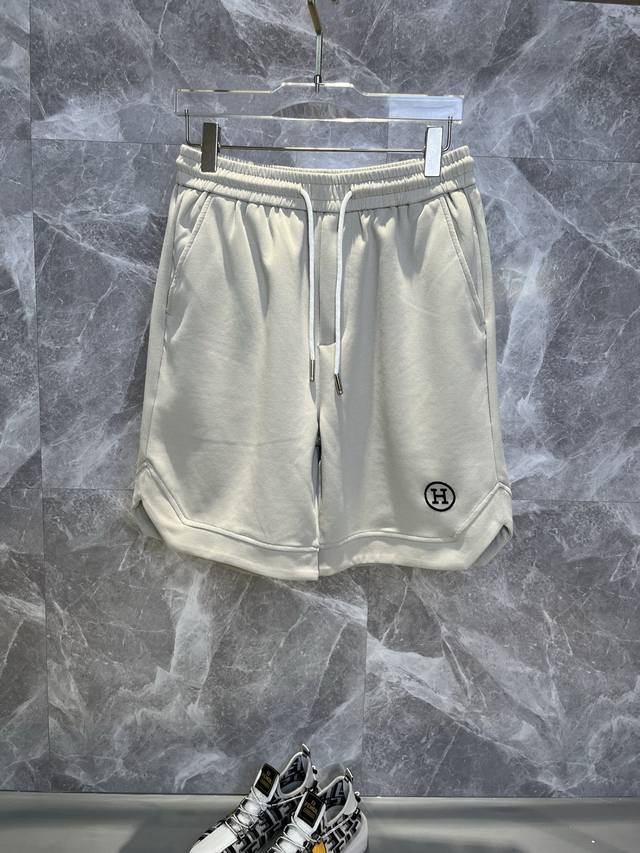 Hermes 2025 Spring and Summer new men's casual shorts, high-end custom breathabl