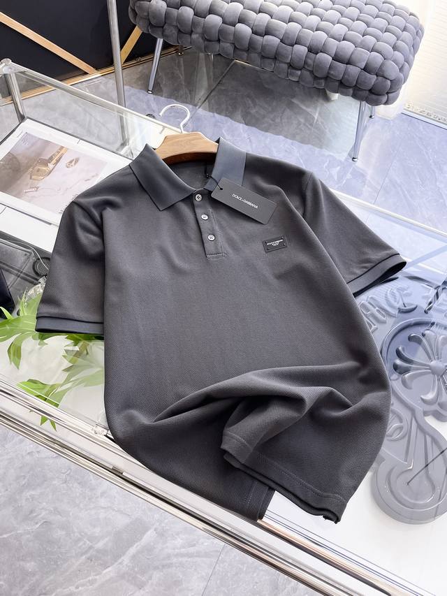 Dg Dolce & Gabbana 2025 Spring and Summer new Polo shirt business casual lapel s