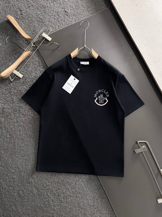 Moncler 2025Ss spring and summer latest round neck fashion short-sleeved T-shirt