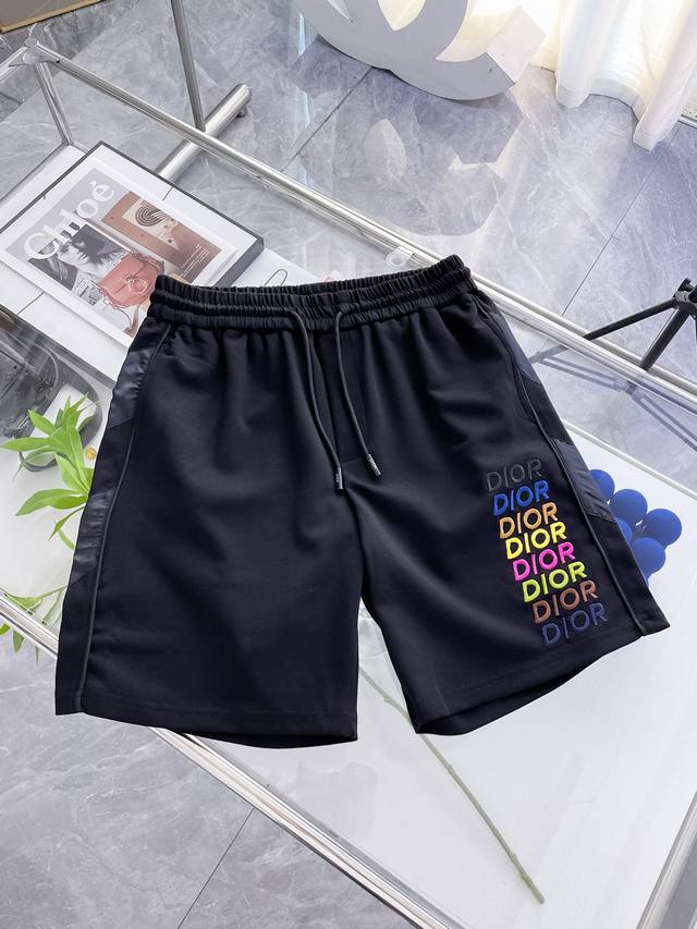 Dior 2025 Spring and Summer new men's casual shorts high-end goods simple and st
