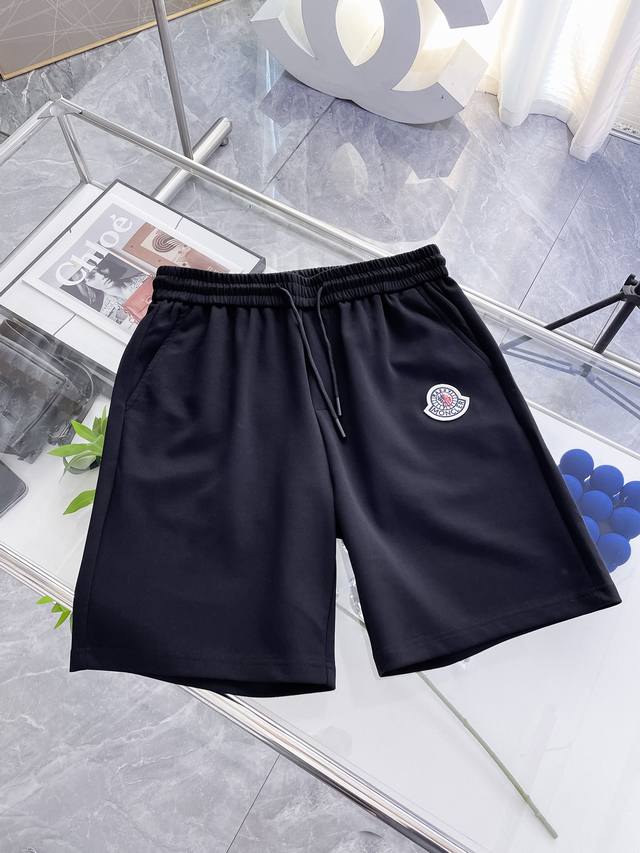 Moncler 2025 Spring and Summer new men's casual shorts high-end goods simple and