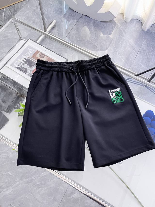 Loewe 2025 Spring and Summer new men's casual shorts High-end goods Simple, fash