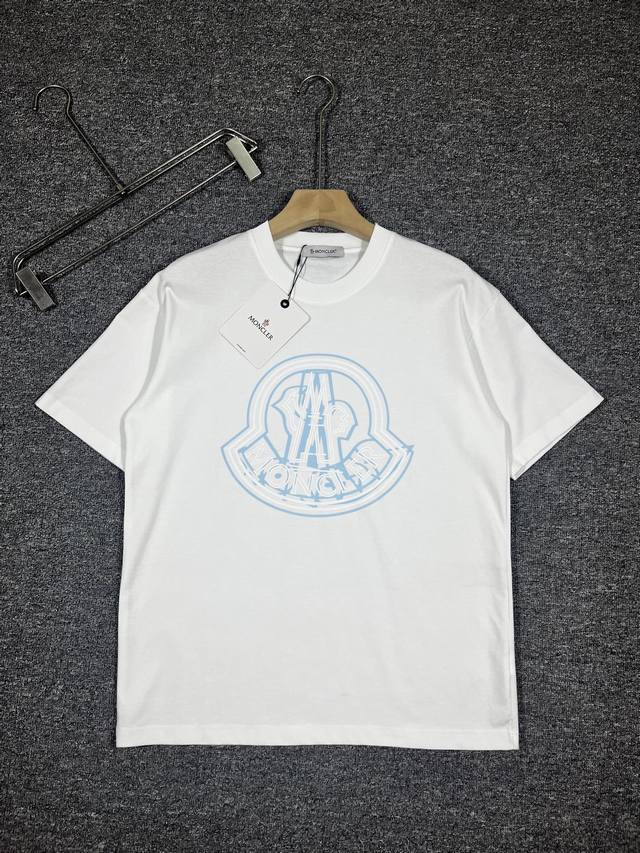 Moncler short-sleeved series Season: 2025 Spring and Summer Color: Black, White,