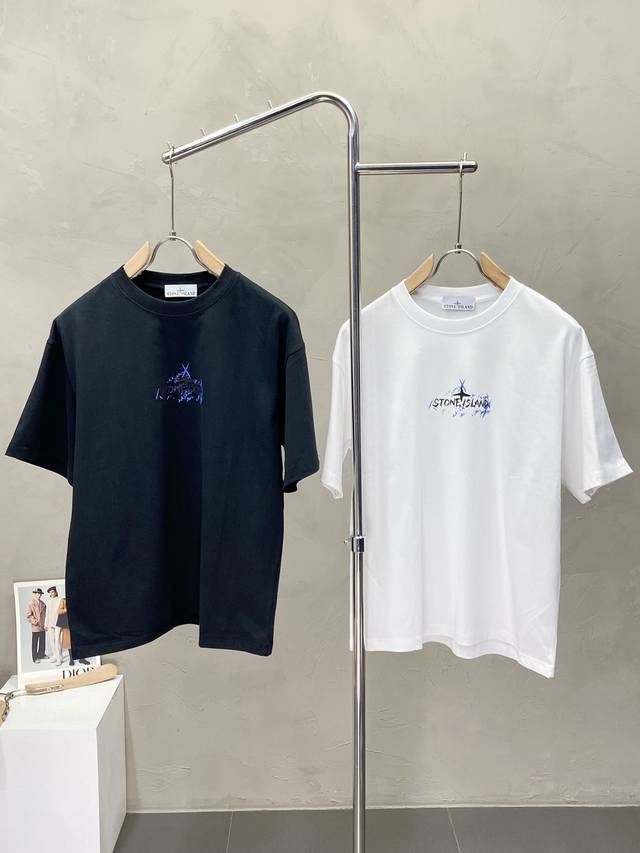 Stone Island exclusive new original men's casual short-sleeved high-end customiz