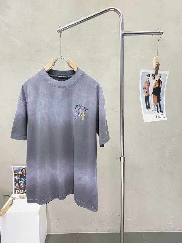 Chrome Hearts exclusive new original men's casual short-sleeved high-end customi