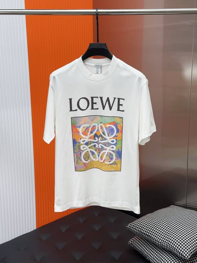Loewe 25Ss spring and summer boutique loose version short-sleeved T-shirt offici