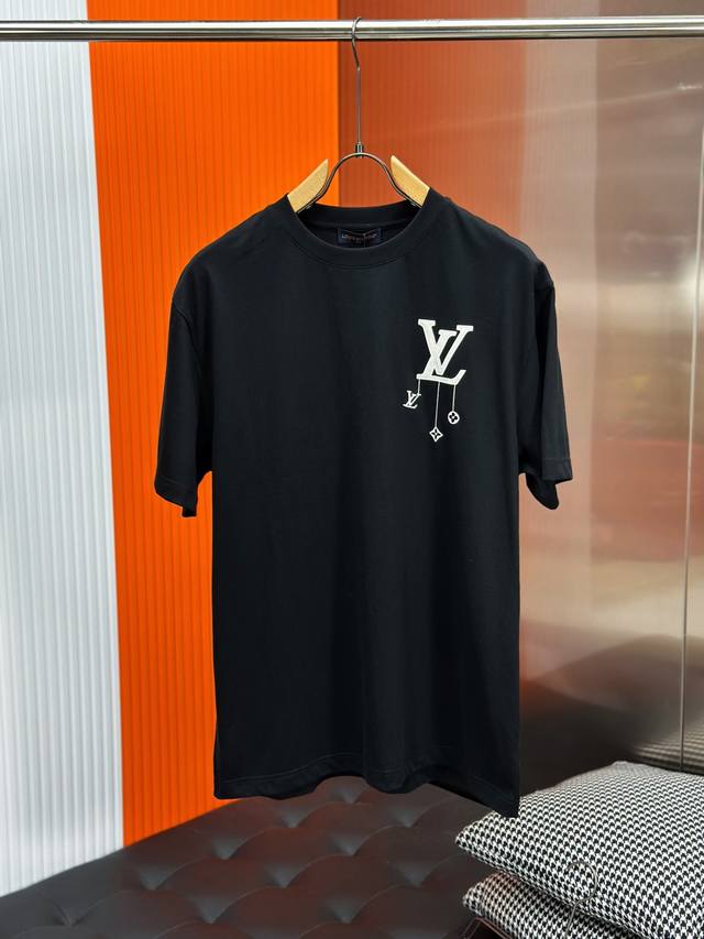 Donkey brand 2025 spring and summer series slightly wide short-sleeved T-shirt,