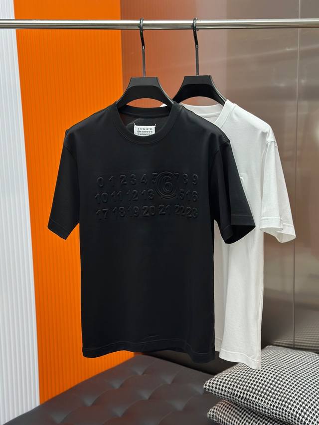 Mm6 Margiela #24 Spring and Summer Top Short Sleeve T-shirt Made of imported pur