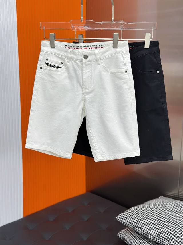 Armani 25Aw new spring and summer style, men's casual denim shorts, shorts... Me